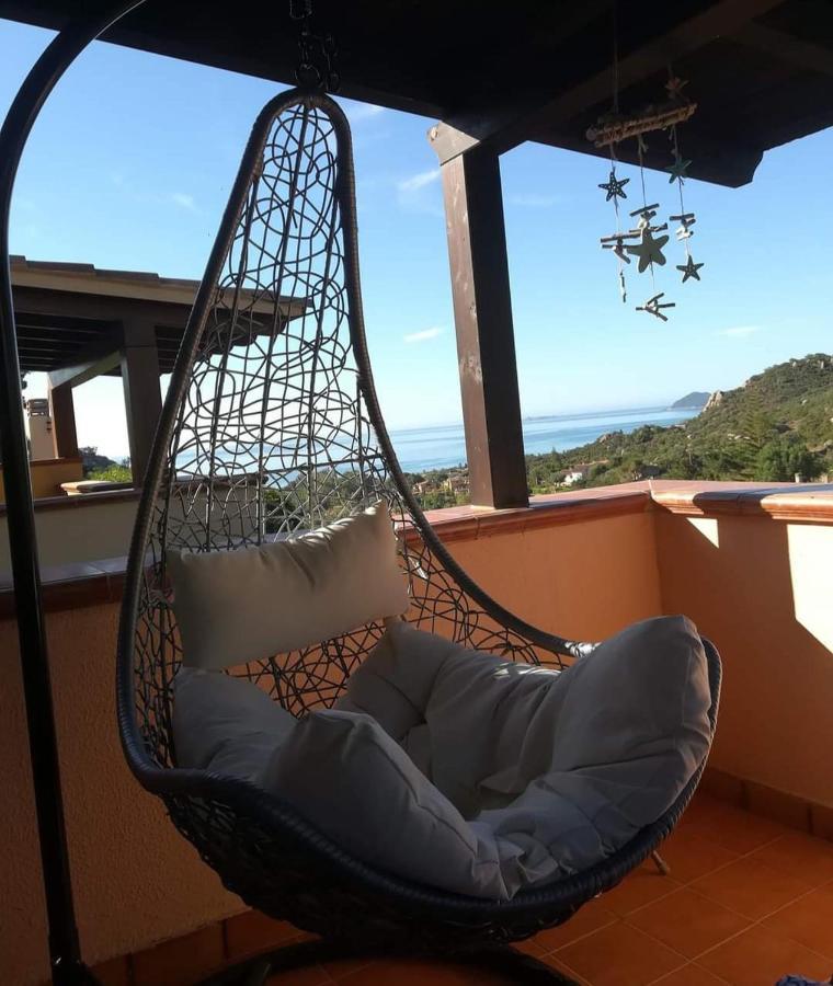 Villa Sole Vista Mare Super Panoramica Costa Rei Buitenkant foto