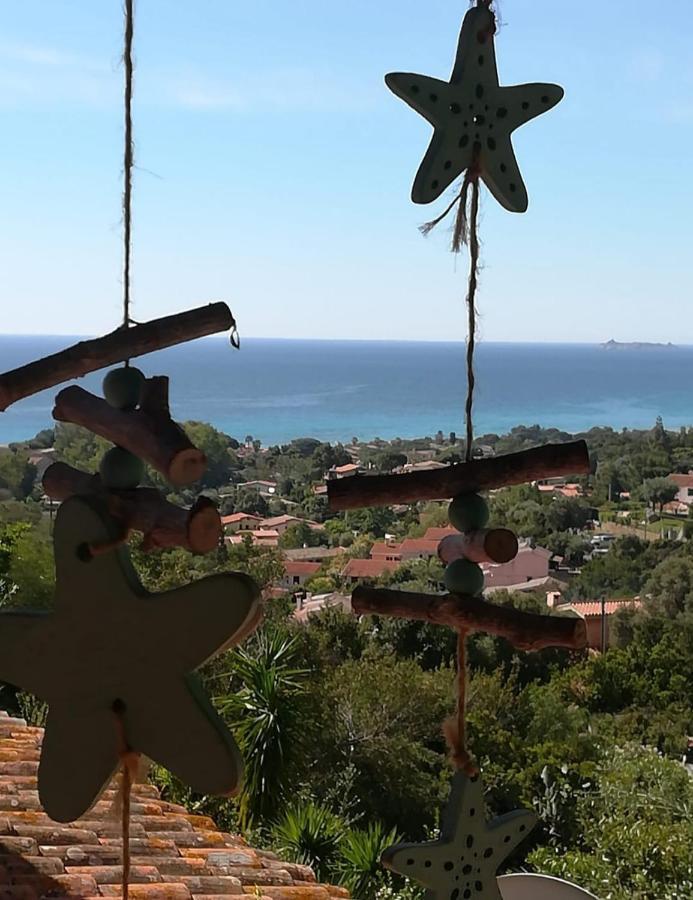 Villa Sole Vista Mare Super Panoramica Costa Rei Buitenkant foto