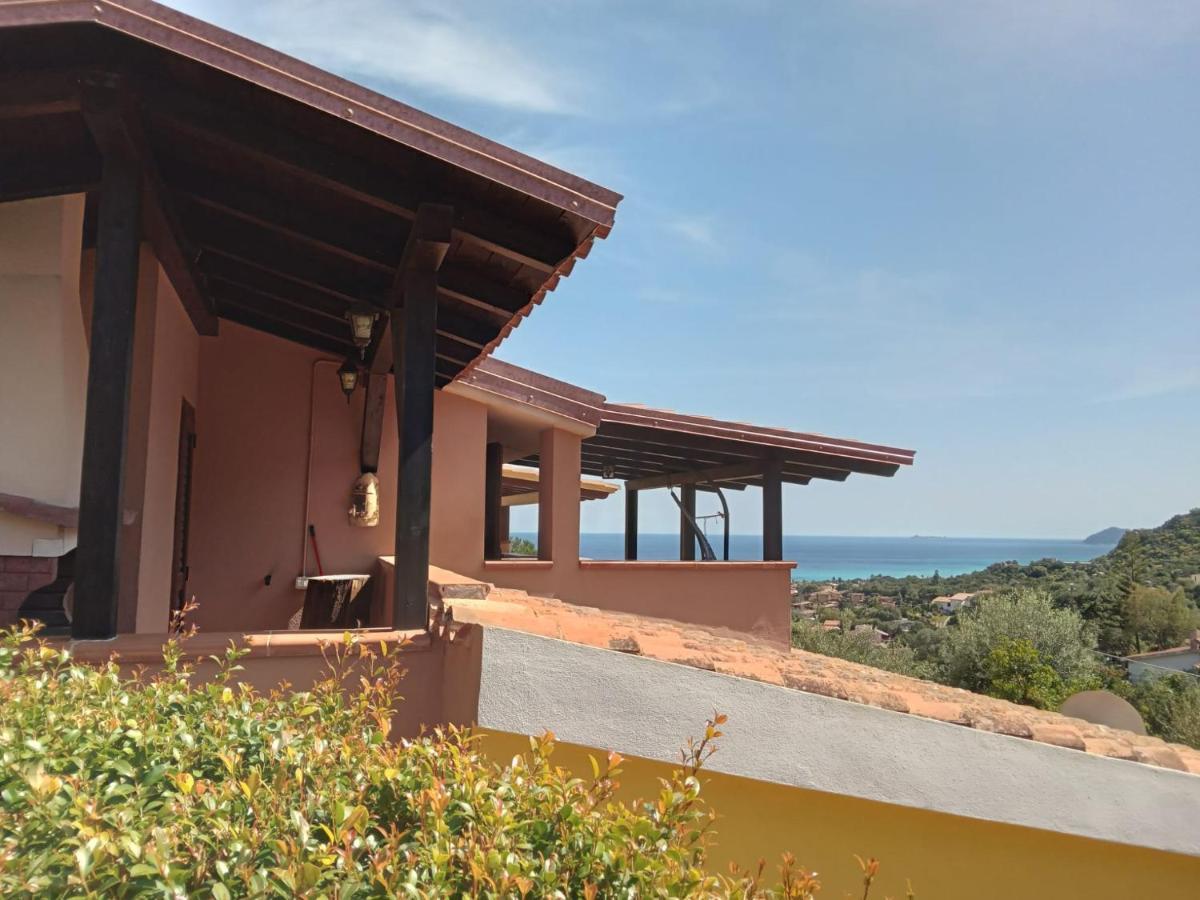 Villa Sole Vista Mare Super Panoramica Costa Rei Buitenkant foto