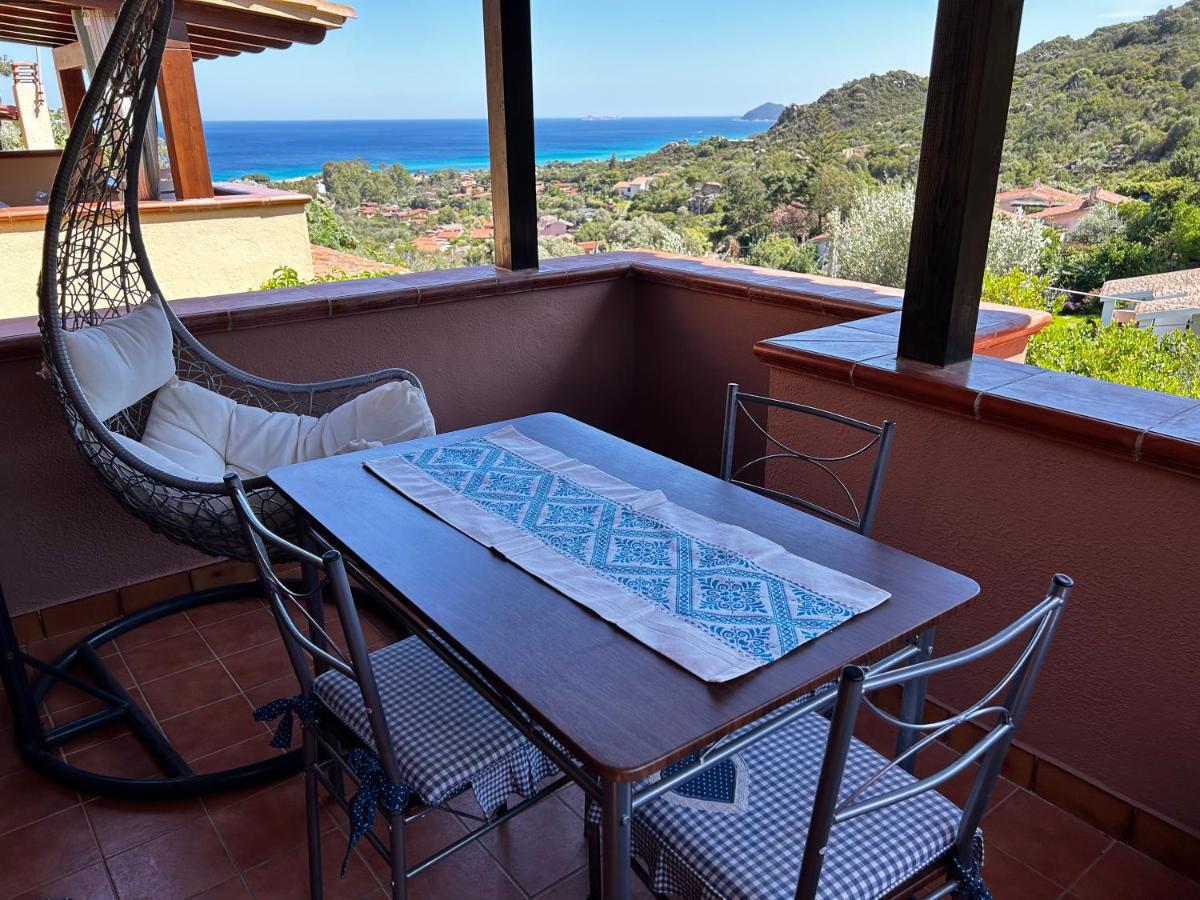 Villa Sole Vista Mare Super Panoramica Costa Rei Buitenkant foto