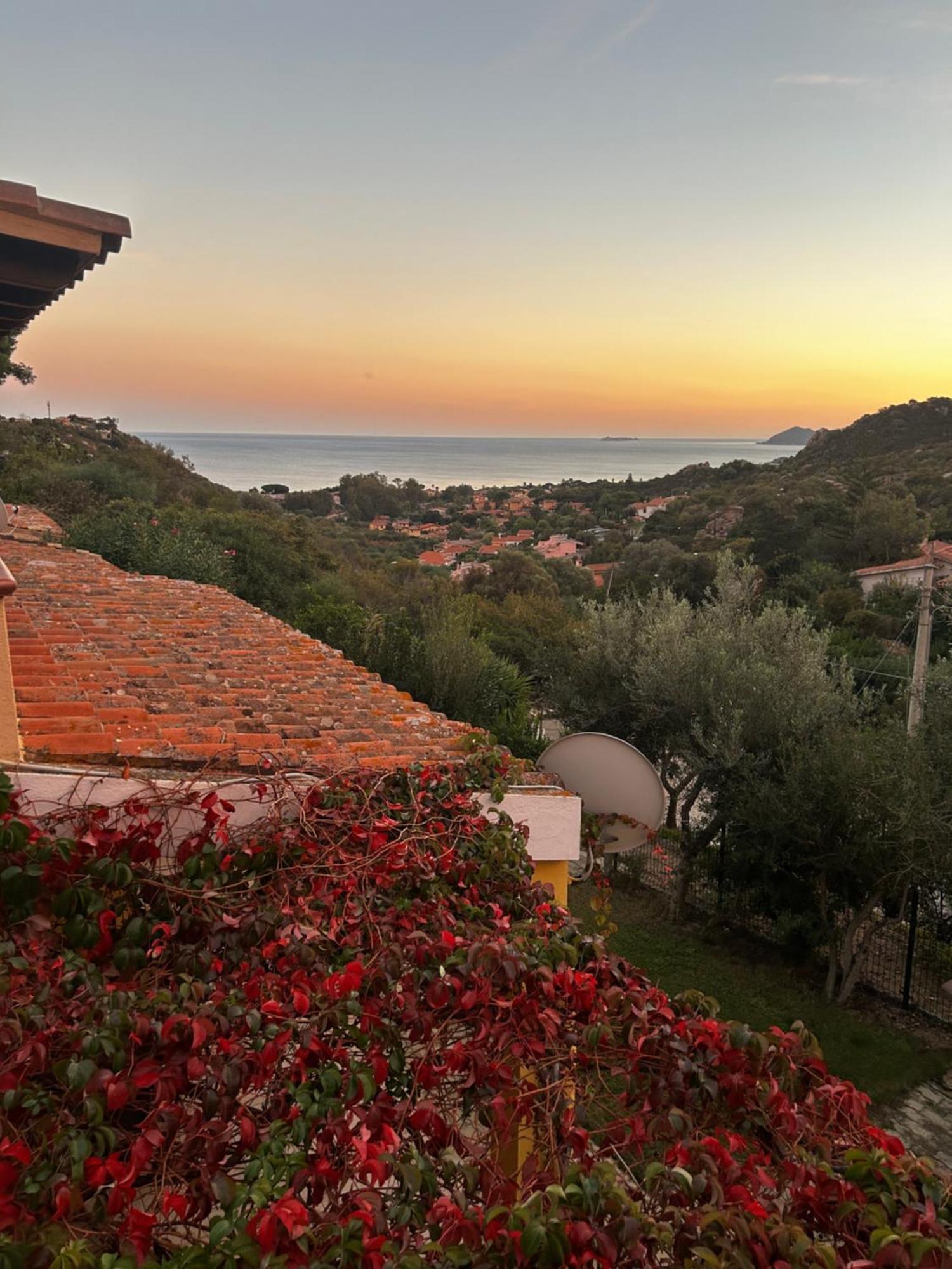 Villa Sole Vista Mare Super Panoramica Costa Rei Buitenkant foto